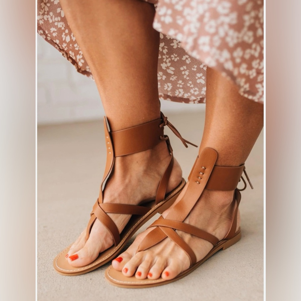 FREE PEOPLE Vacation Day Wrap Sandals
